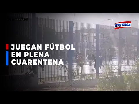 ??VMT: Organizan campeonato de fútbol pese a prohibición por cuarentena