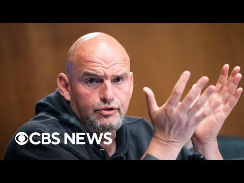 John Fetterman says campus protests are working against peace in the Middle East
