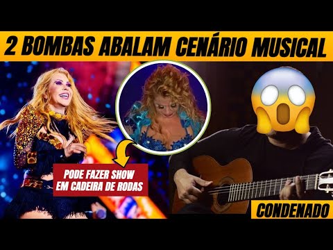 Joelma pode fazer show de cadeira de rodas e cantor é condenado por estrupr#