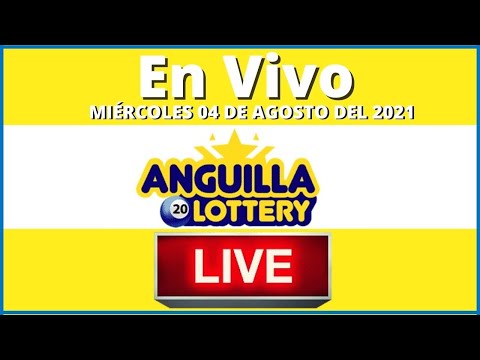 Lotería Anguilla Lottery 9:00 PM en vivo Miércoles 04 de Agosto 2021 #todaslasloteriasdominicanas