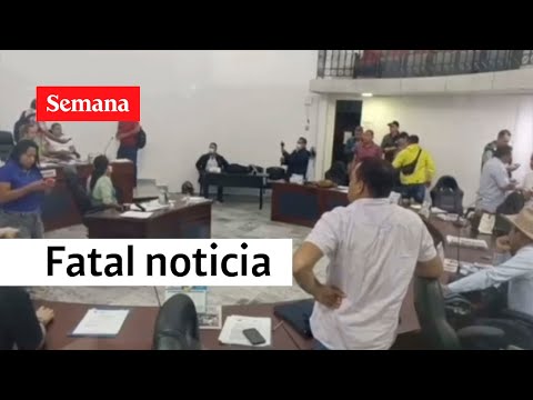 Diputados de Arauca se enteran de la muerte de Carlos Hernández. | Semana Noticias