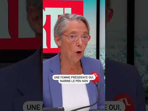 Elisabeth Borne : Une femme présidente oui, Marine Le Pen non