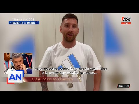 La emoción de Marcelo Tinelli por el mensaje de Leo Messi