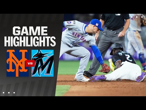 Mets vs. Marlins Game Highlights (7/19/24) | MLB Highlights