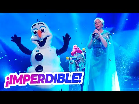 ¿Quién es Olaf? Hernán Drago actuó del muñeco de nieve durante la showde la imitadora de Frozen