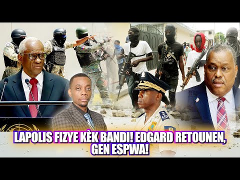 Flash Prezidan Edgard Antre Li Anonse Lapolis Pral Atake Bandi Yo Semen Sa Ap Gen Rezilta