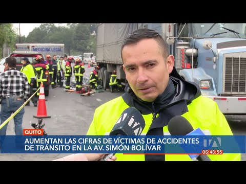 Aumentan las cifras de víctimas de accidentes de tránsito en la Av. Simón Bolívar