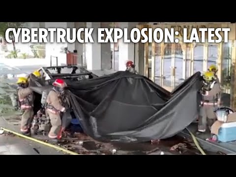 LIVE: Outside Trump hotel in Las Vegas after Tesla Cybertruck exploded killing one