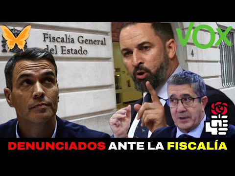 ? Pedro Sa?nchez DENUNCIA a Santiago Abascal y VOX ante la Fiscali?a.  @Mascoalba