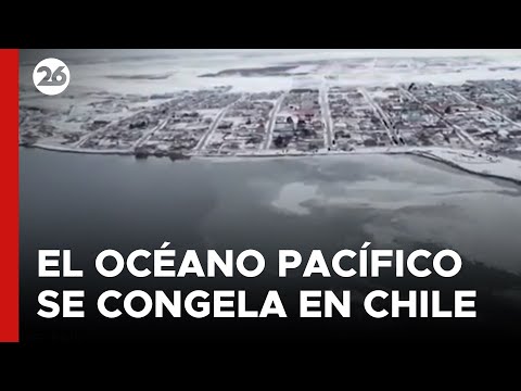 El Océano Pacífico se congela en Chile