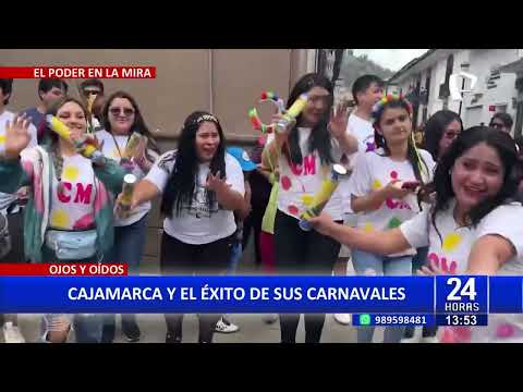 Cajamarca: ciudadanos continúan llegando a la región para disfrutar de los carnavales