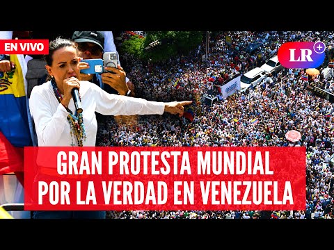 VENEZUELA HOY: Gran Protesta Mundial tras fraude de Nicolás Maduro | EN VIVO | #EnDirectoLR