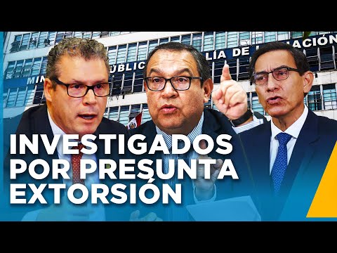 Martín Vizcarra, Morgan Quero y Nicanor Boluarte son investigados por presunta extorsión