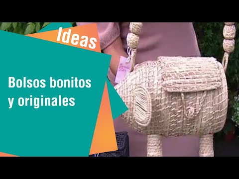 Bolsos con materiales naturales y muy originales | Ideas