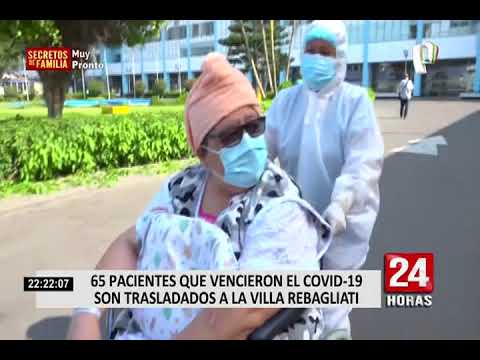 65 pacientes covid fueron trasladados a Villa Rebagliati