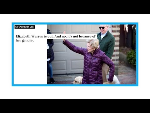 Elisabeth Warren renonce aux primaires  : Ce n'est pas à cause de son genre