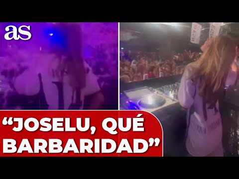 DISCOTECA de MADRID celebra el GOL de JOSELU con la DJ | REAL MADRID - BAYERN