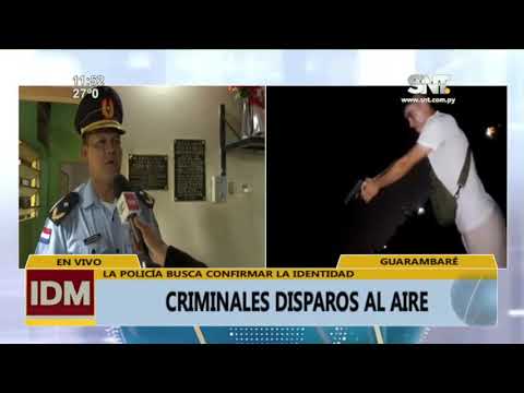Guarambaré: Criminales disparos al aire