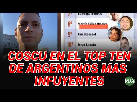 COSCU entre las 10 PERSONAS más INFLUYENTES de ARGENTINA