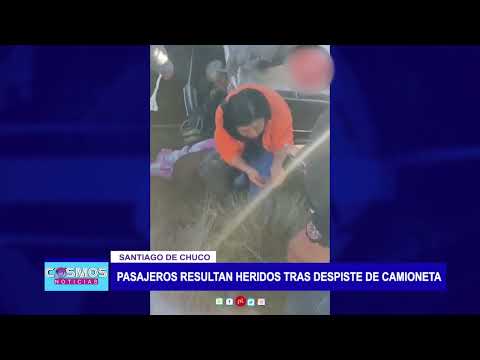 Santiago de Chuco: Pasajeros resultan heridos tras despiste de camioneta