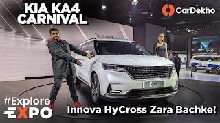 Kia Carnival - KA4 | Innova Ka Baap! | Auto Expo 2023 #ExploreExpo