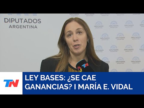LEY BASES: ¿Se cae ganancias? I María Eugenia Vidal, Diputada