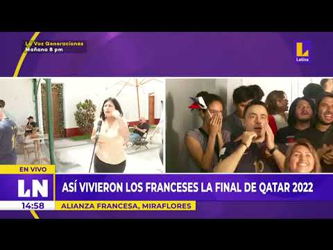 Así vivieron los franceses la final de Qatar 2022