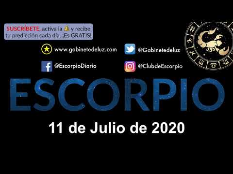 Horóscopo Diario - Escorpio - 11 de Julio de 2020