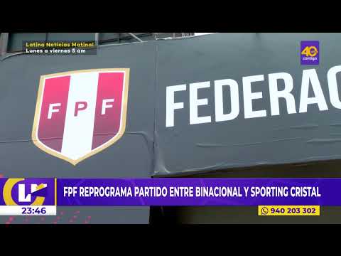 FPF reprograma y suspende partidos de la Liga 1 por falta de garantías
