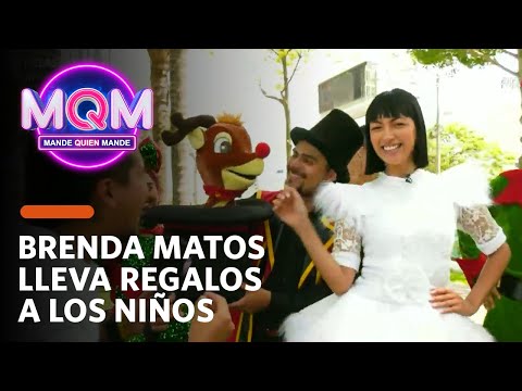 Mande Quien Mande: Brenda Matos reparte regalos a los niños en las calles (HOY)