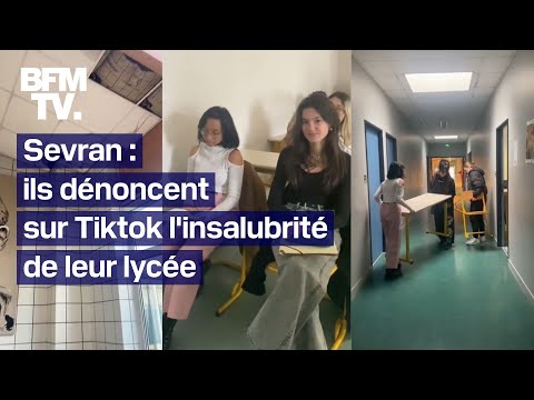 Plafond troué, pas de table: élèves et professeurs dénoncent l'insalubrité de leur lycée à Sevran