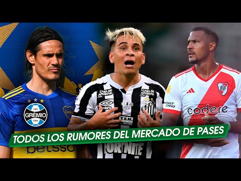 ¿CAVANI se va GREMIO? + SOTELDO interesa en BOCA + RONDÓN podría irse de RIVER