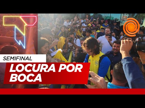 Boca ya está en Córdoba para la semifinal con Estudiantes: la locura de los hinchas