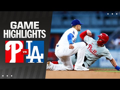 Phillies vs. Dodgers Game Highlights (8/6/24) | MLB Highlights