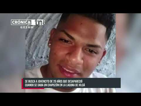 Joven desaparece en las profundas aguas de Xiloá - Nicaragua