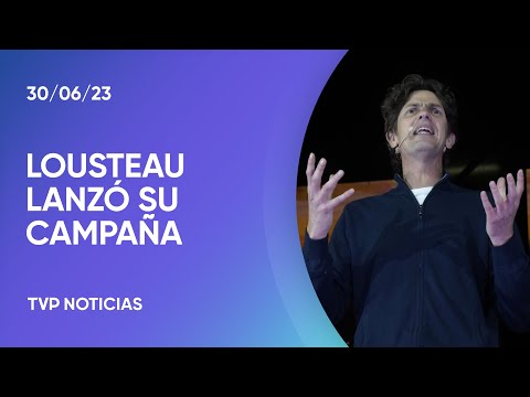 Lousteau lanzó la precandidatura porteña con criticas a Jorge Macri