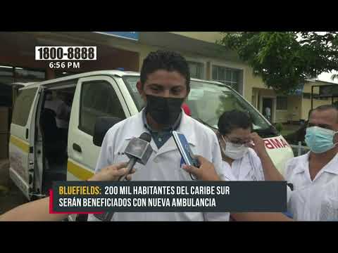 Hospital Regional de Bluefields cuenta con nueva ambulancia - Nicaragua