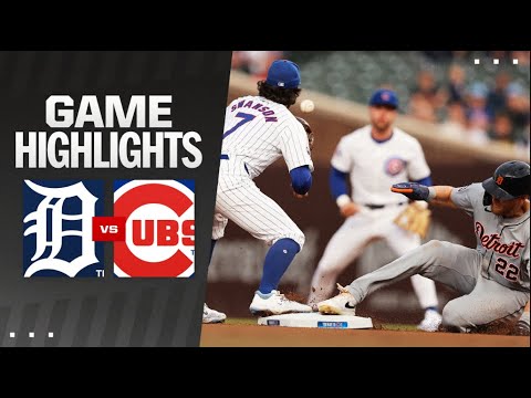 Tigers vs. Cubs Game Highlights (8/20/24) | MLB Highlights