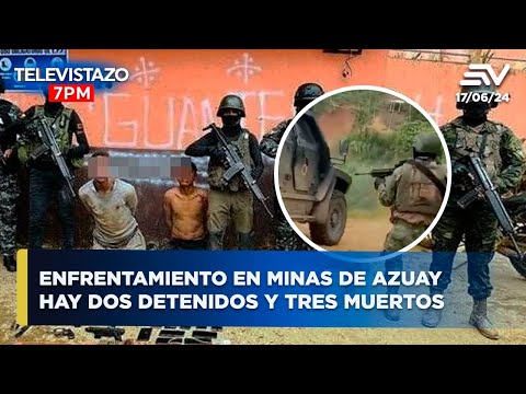Militares recuperan minas tomadas por delincuentes en Camilo Ponce Enríquez | Televistazo #ENVIVO