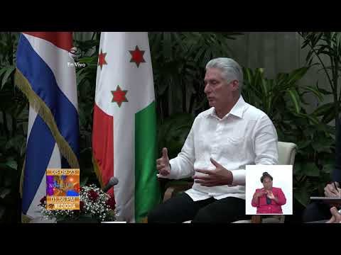 Presidente de Cuba recibe al Secretario del Consejo de Defensa de Burundi