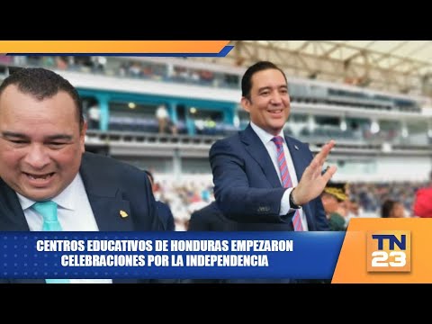 Centros educativos de Honduras empezaron celebraciones por la independencia