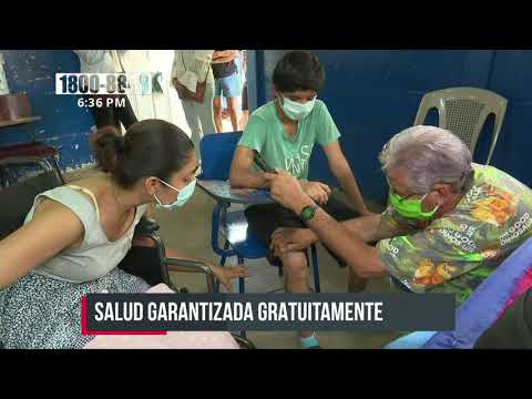 Atención médica gratuita garantizada en barrio La Luz, Managua - Nicaragua