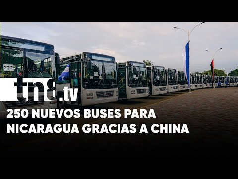 Entregan nuevos buses Chinos a cooperativas de transporte en Managua
