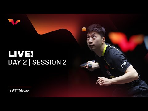 Table Tennis 🥍 LIVE! - WTT Macao 2021 | Day 2 Session 2