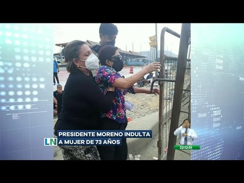 Presidente Moreno indulta a mujer de 73 años