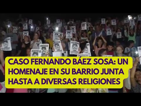 Fernando Báez Sosa: homenaje en Dolores junta a religiones