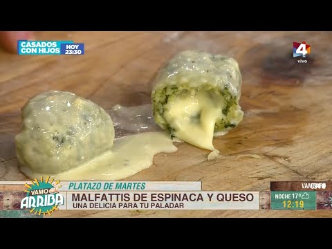 Vamo Arriba - Malfattis de espinaca y queso