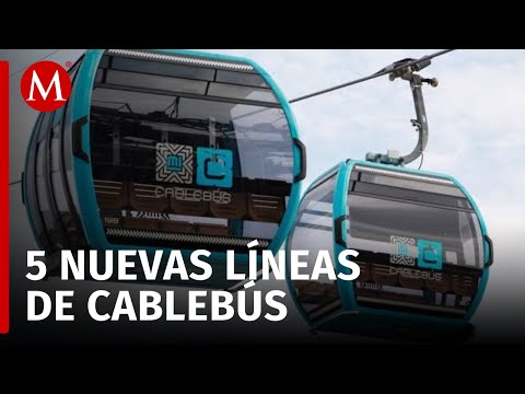 Nuevas líneas de cablebús en la Ciudad de México para mejorar la movilidad