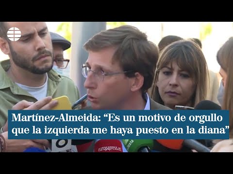 Martínez-Almeida: “Es un motivo de orgullo que la izquierda me haya puesto en la diana”