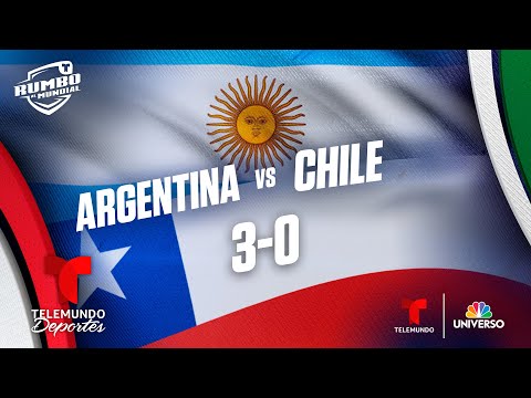 Highlights & Goles – Argentina vs. Chile 3-0 | FIFA | Telemundo Deportes